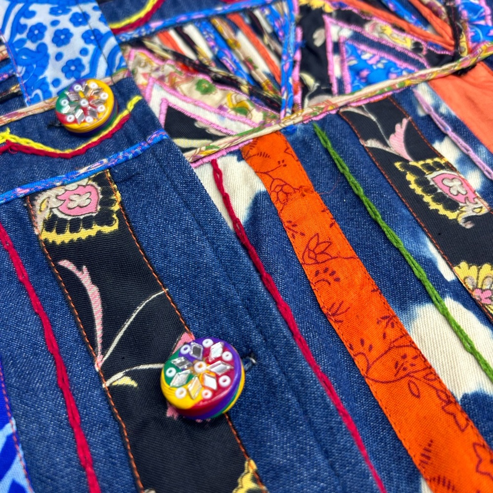 Keren Hart Multicolor Patchwork Jacket - image 2